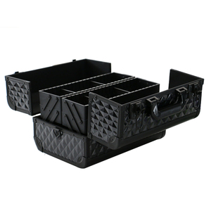 Estuche <span class=keywords><strong>de</strong></span> <span class=keywords><strong>Maquillaje</strong></span> <span class=keywords><strong>de</strong></span> Aluminio Resistente y Compacto para Cosméticos, Marca FAMA Fashion Open - Product Image 3