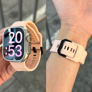 Correa de Reloj Deportiva de Silicona, Correa Suave Impermeable Compatible con Relojes Inteligentes de 38 40 41 42 44 45 49 mm <span class=keywords><strong>para</strong></span> Hombre y Mujer - Product Image 6