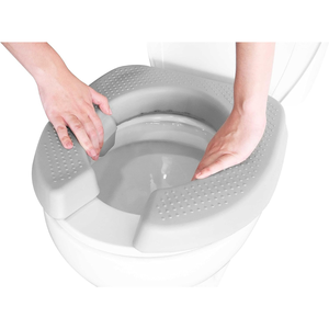 Asiento de inodoro acolchado (5 cm de altura), funda para asiento de inodoro, asiento de WC para tapa KMINA K30030 - Product Image 3