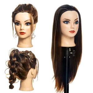 J01 Wholesale Training Head Doll Hairdressing Teaching Head Mannequin For Sale