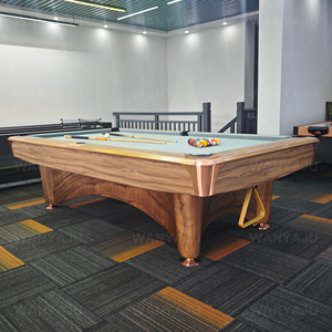 Table de billard à retour de boule à usage commercial professionnel Table de billard à cadre en bois/aluminium durable de 9 pieds avec pieds réglables - Product Image 5