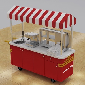 Petit chariot alimentaire, chariot de rue à vendre - Product Image 4