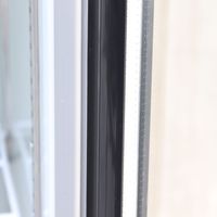 Commercial droit de réfrigérateur de Cabinet réfrigéré d'affichage de boisson aucun réfrigérateur en verre de givre