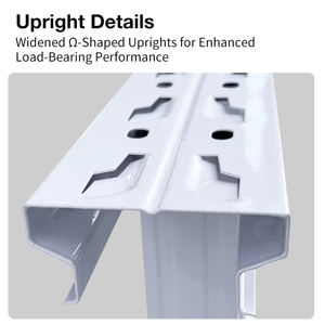 부식 방지 기능이 있는 헤비 듀티 양면 금속 창고 선반 유닛 산업용 스틸 랙 - Product Image 4