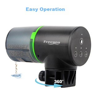 Dispensador Automático de Ração para Peixes Elétrico Ajustável de 5W, Alimentador de Aquário em Forma Quadrada com Temporizador para Férias, Plástico ABS e Vidro para Uso Externo - Product Image 3