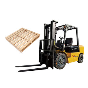 Palet Kayu Solid Harga Murah OEM Transportasi Paket Kayu Logistik Pallet - Product Image 2