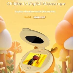 Trẻ em mới cầm tay kính hiển vi kỹ thuật số máy ảnh nhựa giáo dục đồ chơi MicroSD hỗ trợ truyền dữ liệu cho trường tiểu học - Product Image 1