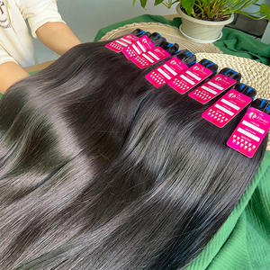 Lots de cheveux humains vierges vietnamiens non traités de qualité 12A, vente en gros, cuticules alignées naturellement, cheveux humains vierges lisses, fournisseur de cheveux humains - Product Image 3
