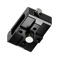 Clip de câble universel en alliage d'aluminium pour appareil photo reflex numérique avec goupille de positionnement Arri, trous de vis 1/4 pouce pour cages d'appareil photo reflex numérique et plaques à dégagement rapide