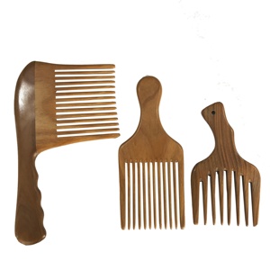 Peine y Palillo para <span class=keywords><strong>Barba</strong></span> de Sándalo Verde 100% Natural para Hombres con <span class=keywords><strong>Barba</strong></span> Grande, para un Aseo y Estilizado Profesional - Product Image 1