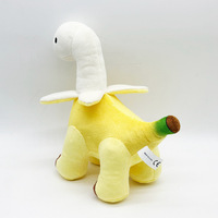 Peluche Pterosaure Banane Mignonne, Jouet en Peluche, Poupée Anti-Stress, Cadeau d'Anniversaire, Dinosaure Doux et Adorable, 14 Ans et plus