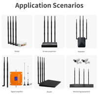 Antenne de communication haute performance à gain élevé 2,4 GHz 5,8 GHz, antenne externe en caoutchouc 3dBi 5dBi 12dBi, antenne terminal Wi-Fi longue portée