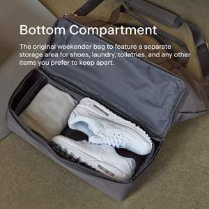Bolsa de Viaje Weekender con Materiales Sostenibles y Diseño Pensado para un Viaje sin Problemas - Product Image 4