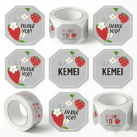 Prix d'usine, impression personnalisée CMJN, étiquettes alimentaires en vinyle auto-adhésif brillant, étiquettes pour boîtes de fruits et légumes frais en rouleaux