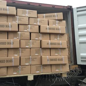 Haute qualité 190gsm <span class=keywords><strong>couleur</strong></span> <span class=keywords><strong>Bristol</strong></span> Board cuir Grain gaufré <span class=keywords><strong>feuille</strong></span> marron taille 880x640mm - Product Image 5