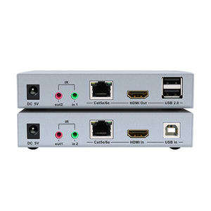 ตั<span class=keywords><strong>ว</strong></span>ขยายสัญญาณ HDMI KVM ของ <span class=keywords><strong>DTECH</strong></span> รองรับความละเอียด 4K HD ระยะ 100 เมตร พร้อมระบบส่งสัญญาณ IR ผ่านสายเดียว อุปกรณ์วิดีโอ HDMI USB 2.0 KVM Extender - Product Image 3