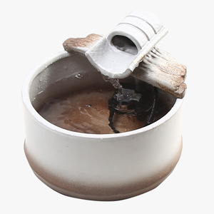 Bebedero de agua para gatos de cerámica, eléctrico, con circulación automática, fuente de escritorio para mascotas. - Product Image 4