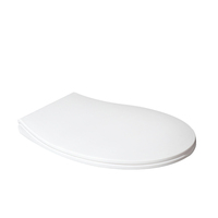 Accessoires WC Pologne, couvercle de siège de toilette en PP pur de haute qualité pour salle de bain, couvercle de toilette en plastique
