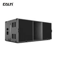 Subwoofer passif haute puissance 1600W double 18 pouces avec caisson en contreplaqué/sortie stéréo 139dB SPL max - CM KS28