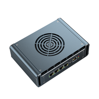 BKHD I3 N305 N100 Ventilateur Silencieux Ethernet Routeur Mini Pare-Feu 4x2.5GE i226 Pfsense MikROS OPNsense VLAN VPN Extensible WiFi 4G