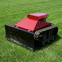 Cortadora de Césped Robótica Todoterreno de Alta Calidad LUYU con Control Remoto de 800m, Tractor Cortador de Césped Agrícola