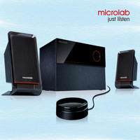 Microlab 2,1 altavoz multimedia M200BT con diente azul