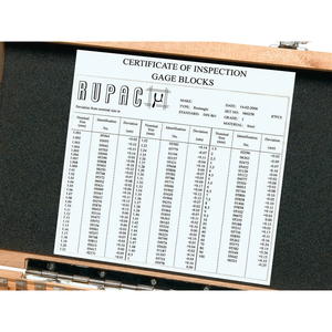Set of 32 Rupac MicroMet <b>gauge</b> blocks in grade 2 steel - Product Image 2