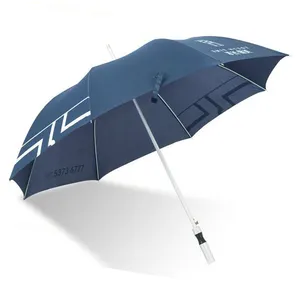 Automatische Öffnung Werbung Individueller Druck Lüftungsöffnungen Individueller Logo-Druck Golf Regenschirm Logo-Druck