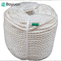 Ligne d'amarrage en nylon à 3 brins de 4-60 mm, absorbant les chocs, haute résistance pour l'amarrage et le stationnement des bateaux