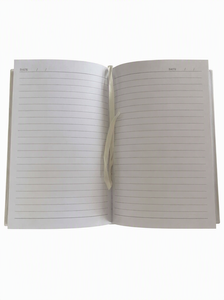 Cuaderno Personalizado con Impresión Ecológica, Papel B5, Tapa Dura de Lino, Encuadernación Cosida, Cubierta Lisa, Diario de Salud y Bienestar - Product Image 5