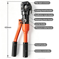 Herramienta de Corte Hidráulica CPC-20A, Cortadora de Cables Eléctricos ASCR y Cobre, Herramienta Manual de Acero Aleado con Cabezal de Corte Reemplazable