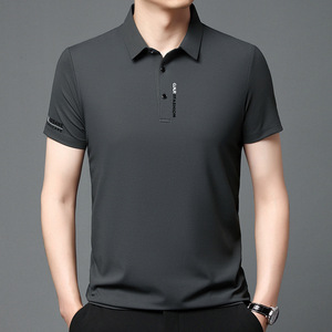 BOTTCOOLA 180 GSM nouveau Style de mode solide à manches courtes respirant vêtements d'affaires décontracté Anti-rides mâle personnalisé Polo <span class=keywords><strong>t</strong></span>-shirt - Product Image 4
