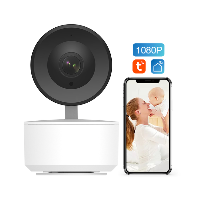 Tuya Smart Wifi HD 1080p Baby Monitor Camera Two-Way Audio Push Alarm Auto Tracking Wireless Security Sleep Monitor