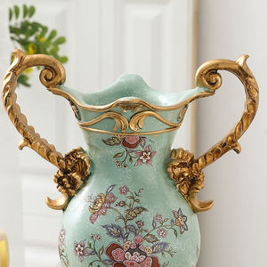 Grand centre de table de salon-Vase en céramique de luxe européen - Product Image 2