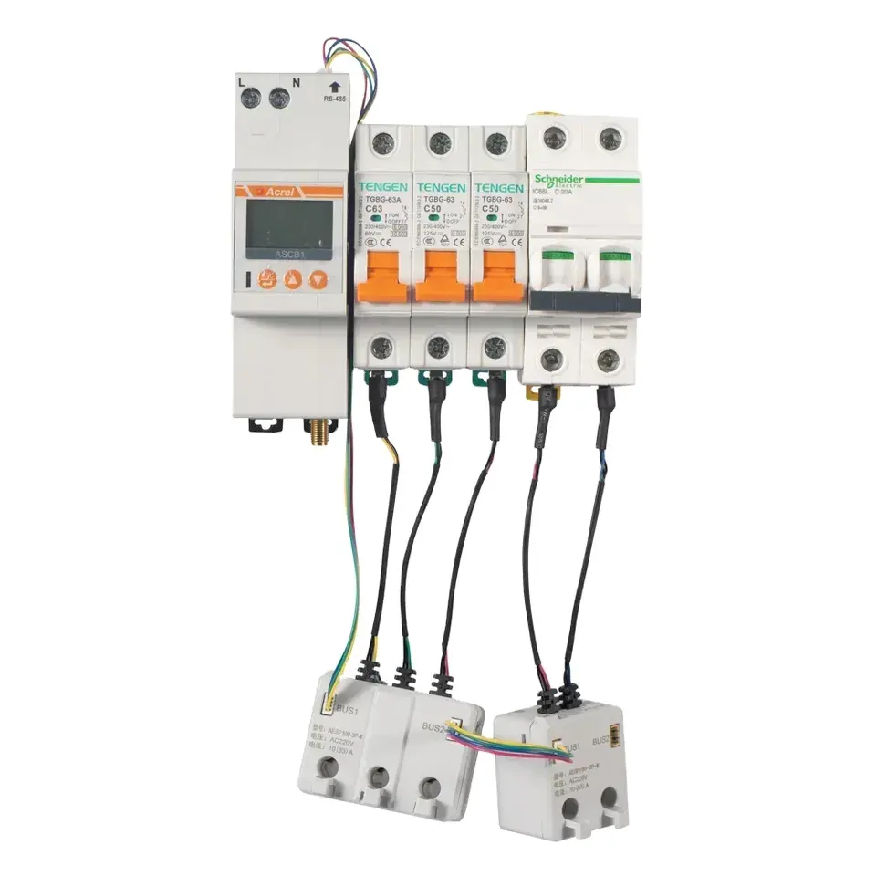 Acrel AESP100 End dispositivo di monitoraggio intelligente per sistemi di rete elettrica a bassa tensione 3 p3w 3 p4w punto neutro direttamente a terra