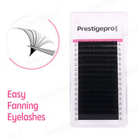 Extensions de cils professionnelles Mega Volume à éventail souple individuel 0.05 pour un effet naturel, prix de gros