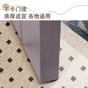 Tapis d'entrée Mist And Silence, rectangulaire, à motif géométrique, antidérapant, résistant aux taches, pour usage domestique, style luxe léger - Product Image 5