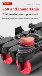 Ginásio Automático Abdominal Fitness Equipamento Push-Up Board Corpo Multi-Função Exercícios Core Sliders ABS Roller Wheel - Product Image 4