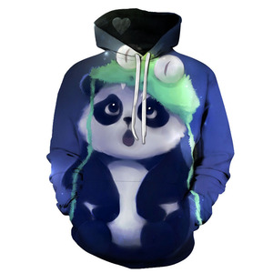 Popolare serie di animali Hoddies per gli uomini abbigliamento sportivo <span class=keywords><strong>lupo</strong></span> leone Panda Street Wear felpa con cappuccio Unisex in poliestere di alta qualità - Product Image 6