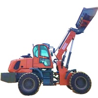 Chargeur de chargeur télescopique diesel TITAN capacité 1.2cbm chargeur frontal utilisé direct d'usine boîte de vitesses de pompe à moteur à charge nominale de 5 tonnes