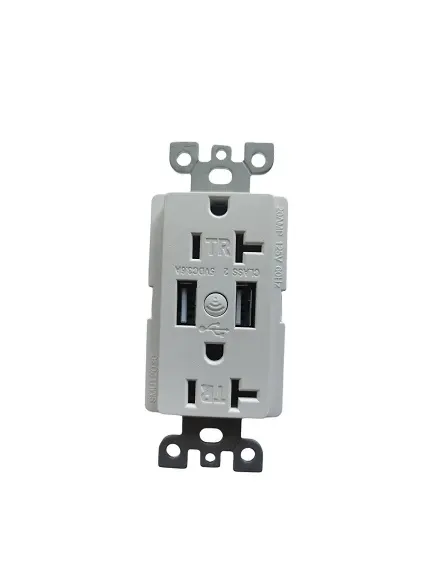 US USB charger receptacle wall outlets 20A 125V,SMUT2036 with WIFI function usb output 3.6A 5V