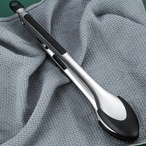 Pinces de cuisine en acier inoxydable avec embouts en silicone antidérapants, pinces à viande pour buffet, pinces à bœuf pour grillades, outils de barbecue, ustensiles de cuisine - Product Image 6