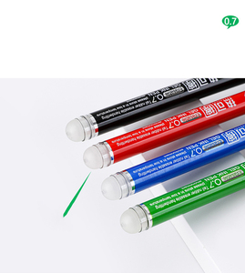 Stylo Gel Effaçable Thermosensible <span class=keywords><strong>YEKO</strong></span> 0,7 mm – Stylo Effaçable à Pression Noir Rouge Bleu – Fournitures de Papeterie en Plastique – Vente en Gros – Stylo de Signature - Product Image 6