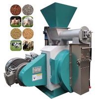LEABON Offre Spéciale Machine à Granulés d'Herbe à Matrice Annulaire, Production 1000-5000kg/h, 380V, Surveillance à Distance pour Alimentation Bovins, Ovins et Volailles