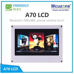 Pantalla LCD A70 con Resolución de 800x480, Pantalla Táctil Resistiva Precisa, Compatible con FriendlyELEC y Placa de Desarrollo micro4412 - Product Image 2