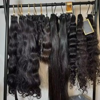 Extensions de cheveux brésiliens à cuticules intactes de 32, 34, 36, 38, 40 pouces, 100 % cheveux humains vierges brésiliens 10A, mèches longues et naturelles