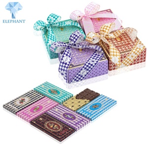 Custom Made Hot Sale Best Price Diecut Flat Pack Folding Wedding Candy <b>Box</b> - Product Image 4