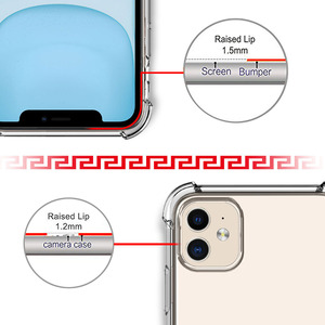 Per il <span class=keywords><strong>iphone</strong></span> di <span class=keywords><strong>apple</strong></span> 12 12 <span class=keywords><strong>pro</strong></span>/12 max/12 <span class=keywords><strong>pro</strong></span> max TPU del telefono mobile chiaro caso di trasporto 5.4 /6.1/6.7 pollici antiurto - Product Image 3