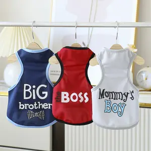 Dog Sweatshirt Pet T-Shirt Dog Summer Apparel Puppy Pet Clothes for Dogs Cute Soft Vest Football Team