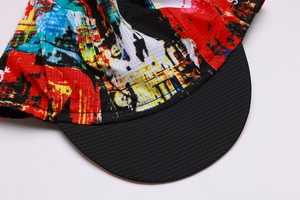 Gorras de ciclismo transpirables de <span class=keywords><strong>3</strong></span> paneles debajo del casco verano venta al por mayor deportes bicicleta sombrero personalizado fabricante sublimación de fábrica - Product Image 4